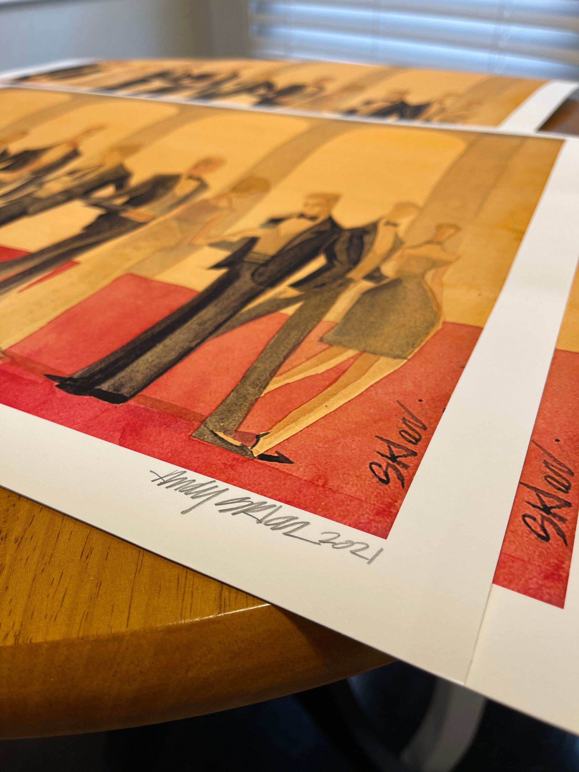 Each Gicleé print is signed and numbered by artist. 