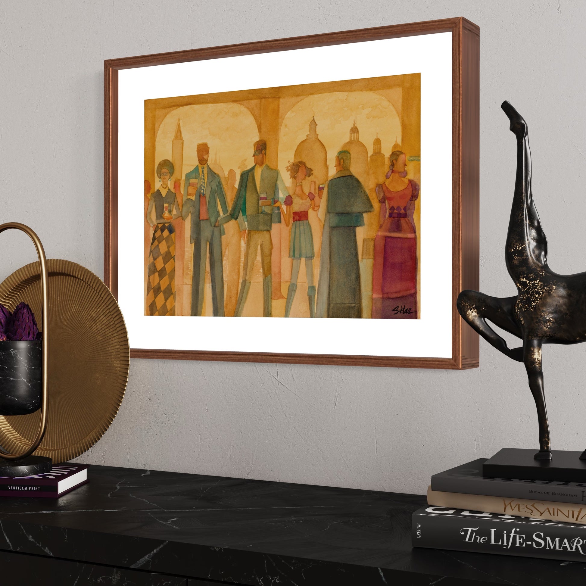 Each art print is created  using the finest archival paper and the highest  quality state of the art  printing technology known as Gicleé.